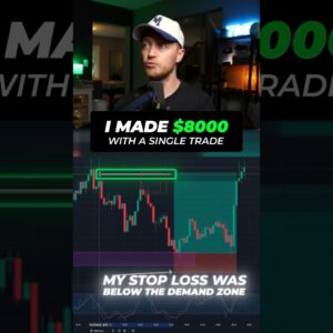 I Made Over $8,000 In ONE Trade! 📈 #trading #tradingstrategy