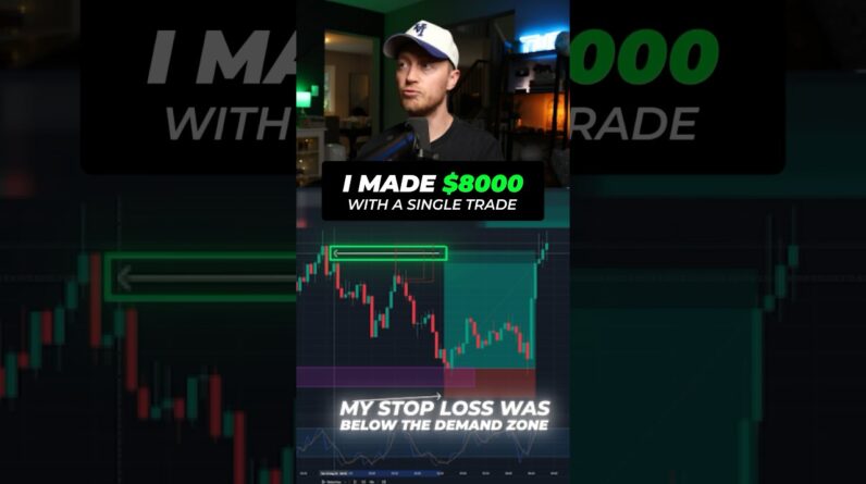 I Made Over $8,000 In ONE Trade! 📈 #trading #tradingstrategy