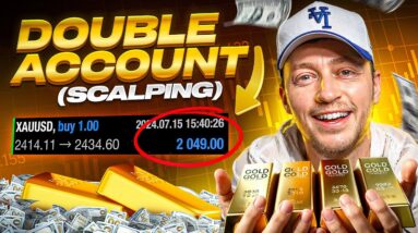 I tried Doubling a $2000 Trading Account Scalping GOLD