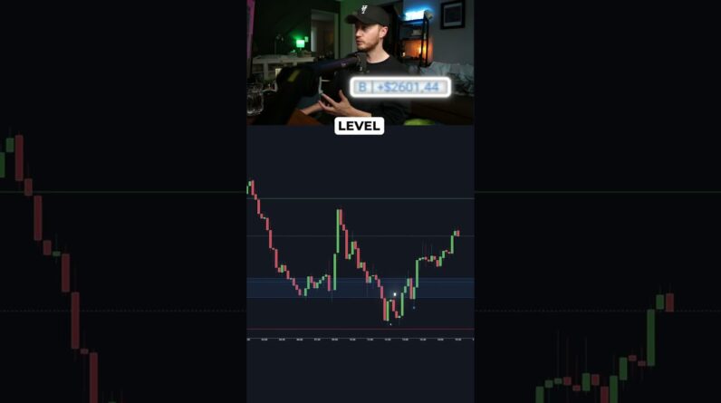 The EASIEST Support Level Trade Made Me $4,300! #trading #tradingstrategy