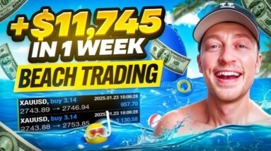 Vacation Trading Strategy Makes $11,745 Every 7 Days (Live Trades)
