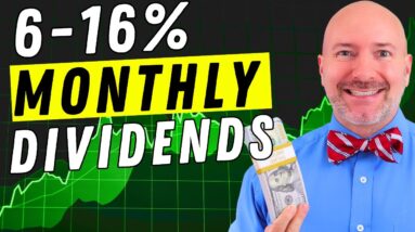 5 Monthly Dividend Stocks Beating the Crash by 20%