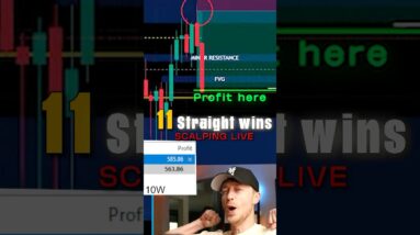 11 Straight Scalping WINS #trading