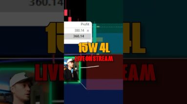 15 Wins 4 Losses Scalping on Live Trading Stream #trading