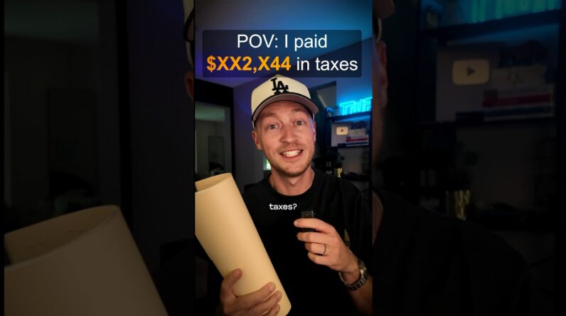 16 year Day Trader’s yearly TAX BILL!