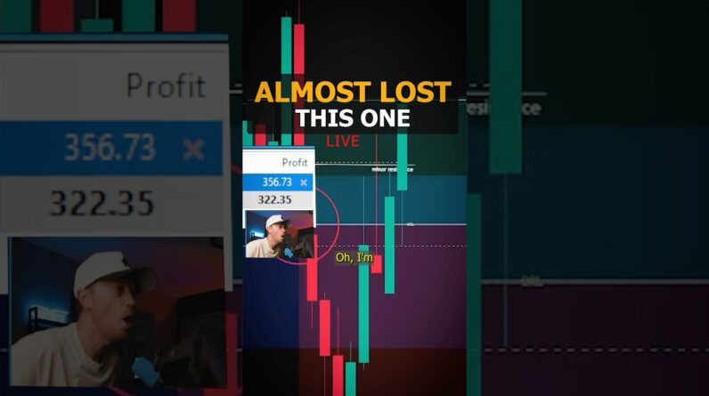 ALMOST BLEW THIS TRADE 😬