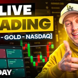 Live Trading Forex, Gold, And Nasdaq (My Best Scalping Strategy EVER!)