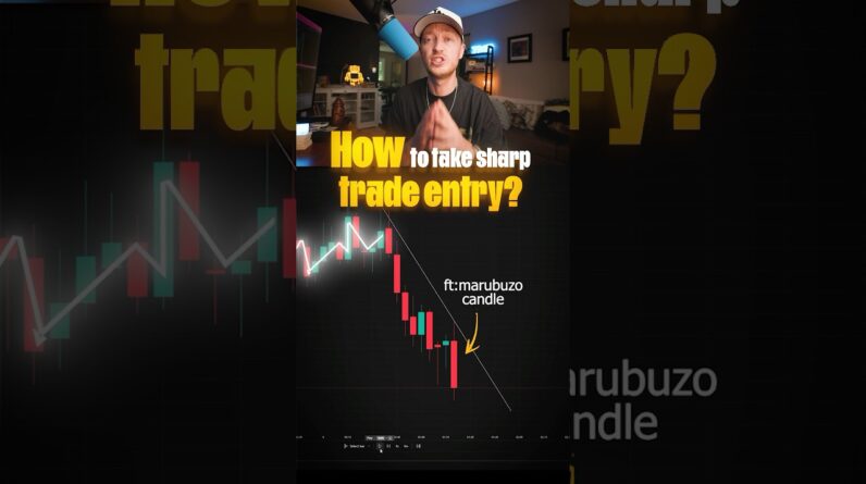 The SHARPEST trade Entries (marubuzo candles)