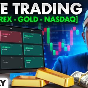Live Trading Forex, Gold, And Nasdaq (BEST FX STREAMER)