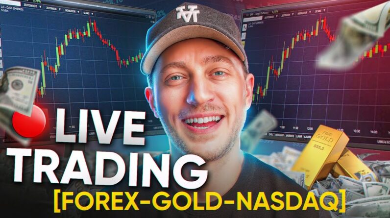 Live Trading Forex, Gold & NQ (9-1 VIP STREAK!)