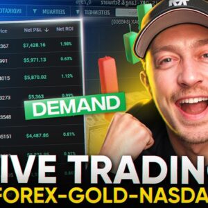 Live Trading Forex, Gold & NQ (King of Scalping Strategies!)
