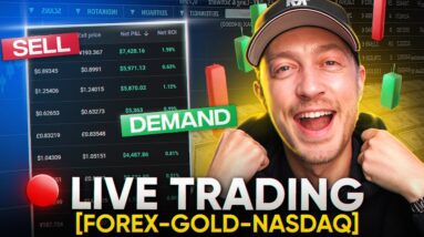 Live Trading Forex, Gold & NQ (King of Scalping Strategies!)