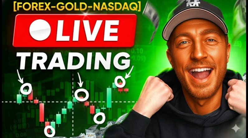 Live Trading Forex, Gold & NQ (10 STRAIGHT WINS = SPRAY TAN)