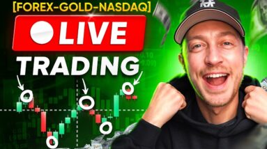 Live Trading Forex, Gold & NQ (Going for 8 WINS in a ROW!)