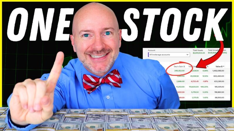 I Made $240,000 on ONE Stock Today – Here’s How
